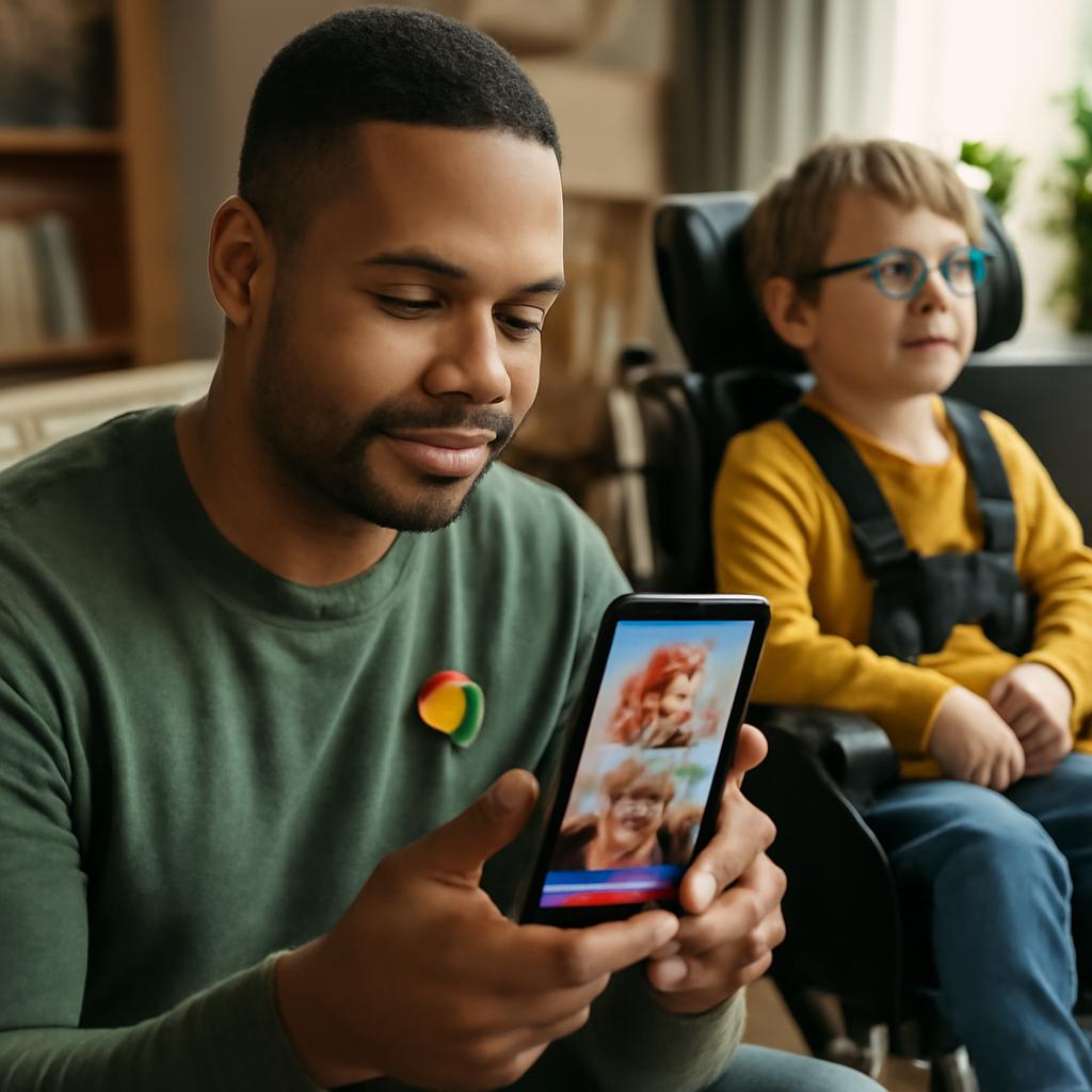 app amizade para pais de crianças com deficiência