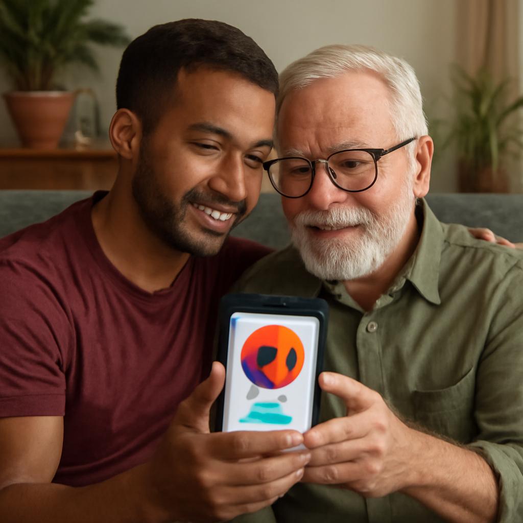 app para amizade intergeracional