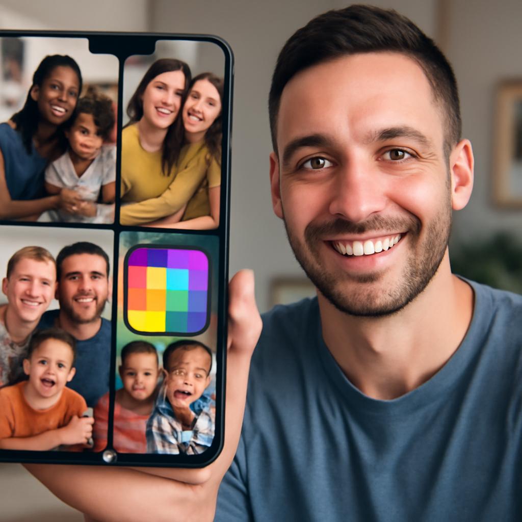 app amizade para famílias diversas