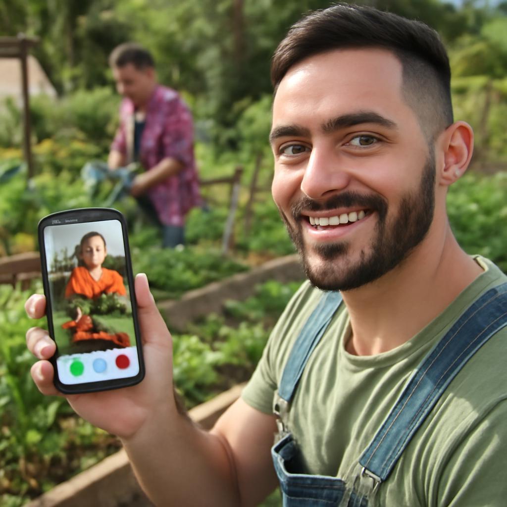 app amizade para quem cultiva hortas