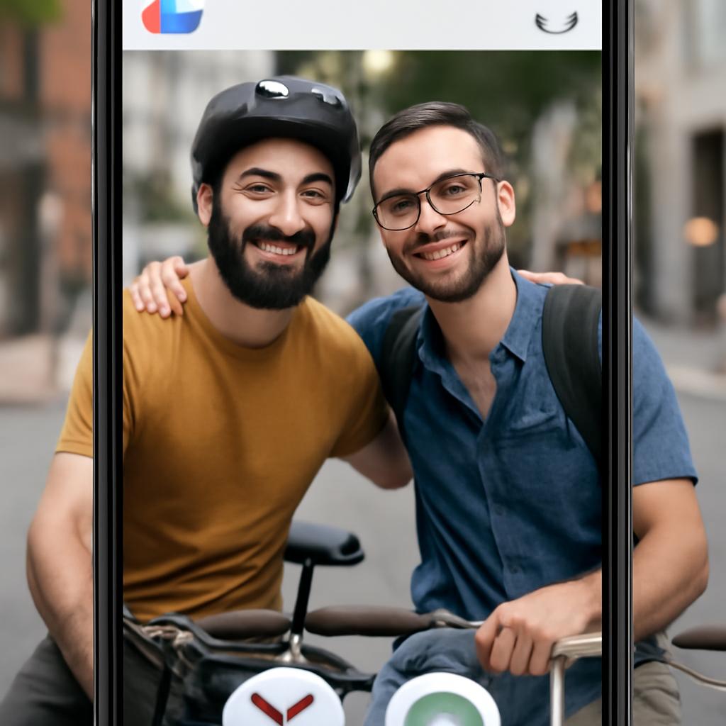 app amizade para ciclistas urbanos