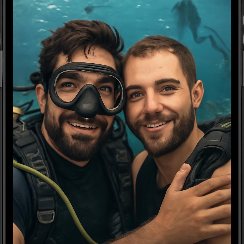 app amizade para mergulhadores