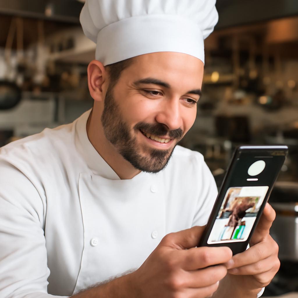 app amizade para chefs profissionais
