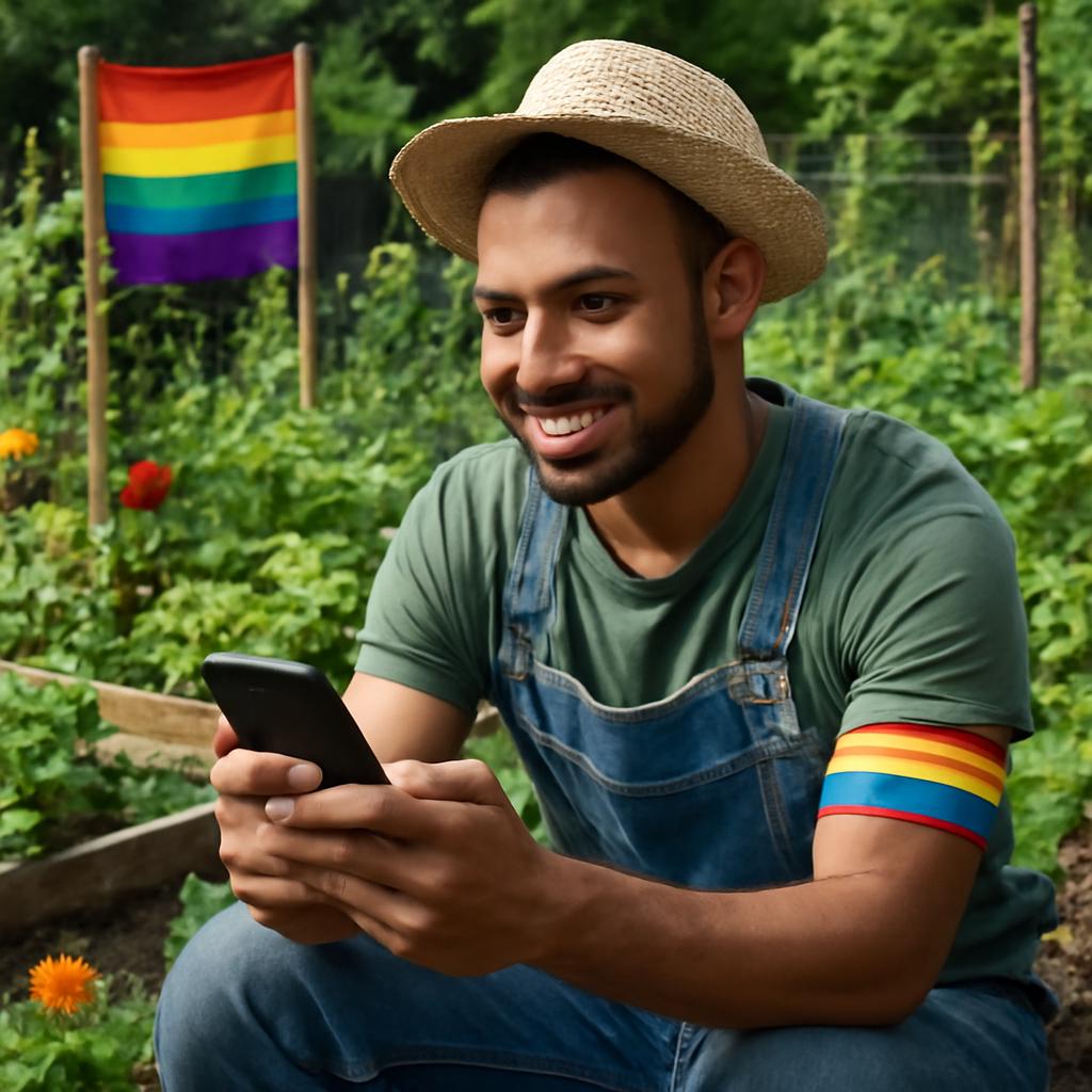 app amizade para quem tem horta