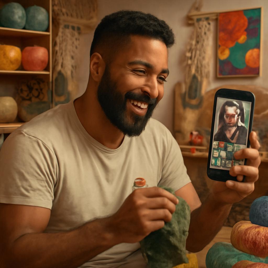 app amizade para amantes de artesanato