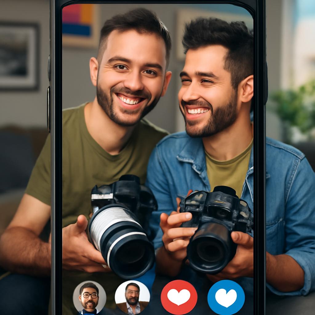 app amizade para fotógrafos