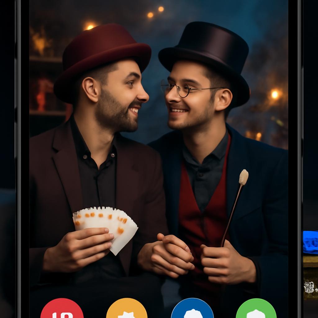 app amizade para mágicos