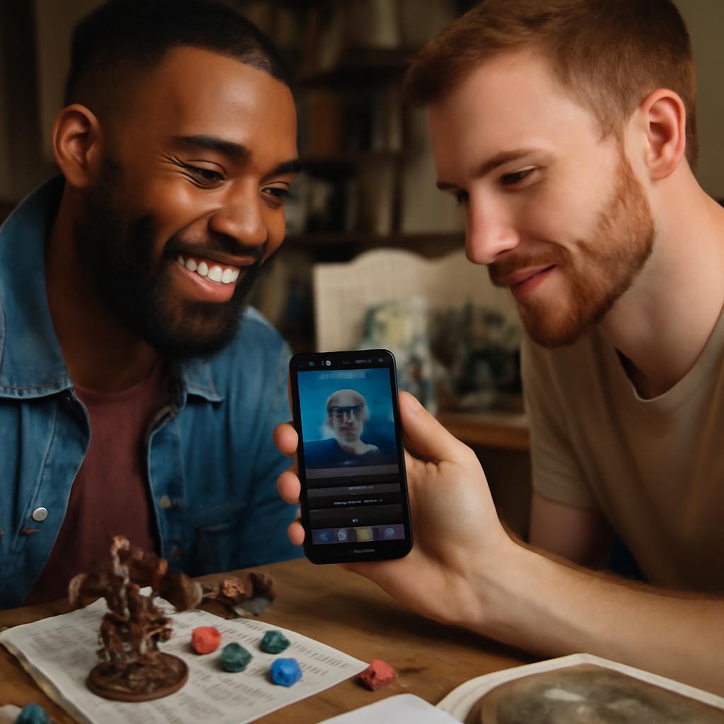 app amizade para RPG de mesa