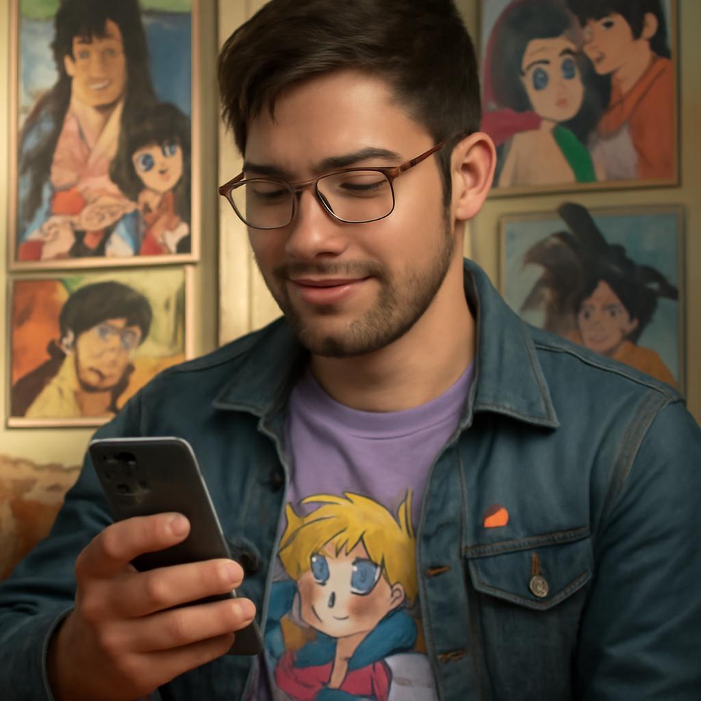 app amizade para fãs de animes clássicos