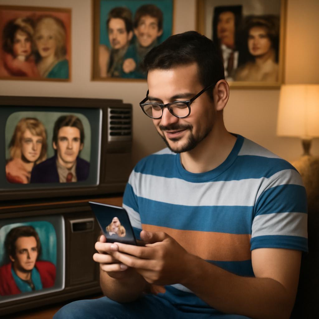 app amizade para fãs de séries antigas
