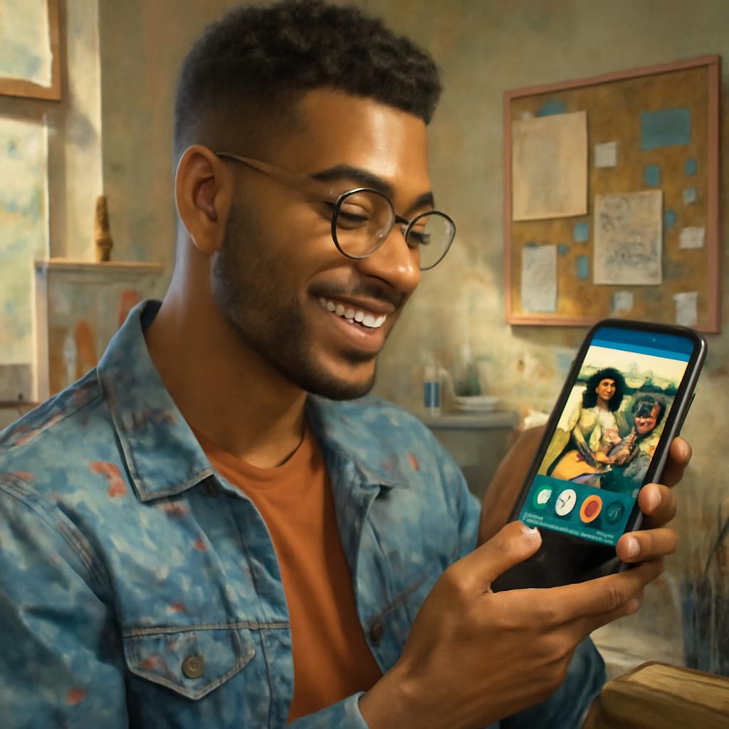 app amizade para estudantes de artes