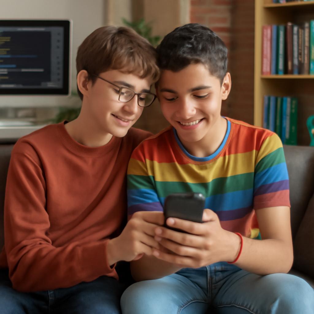 app amizade para programadores mirins