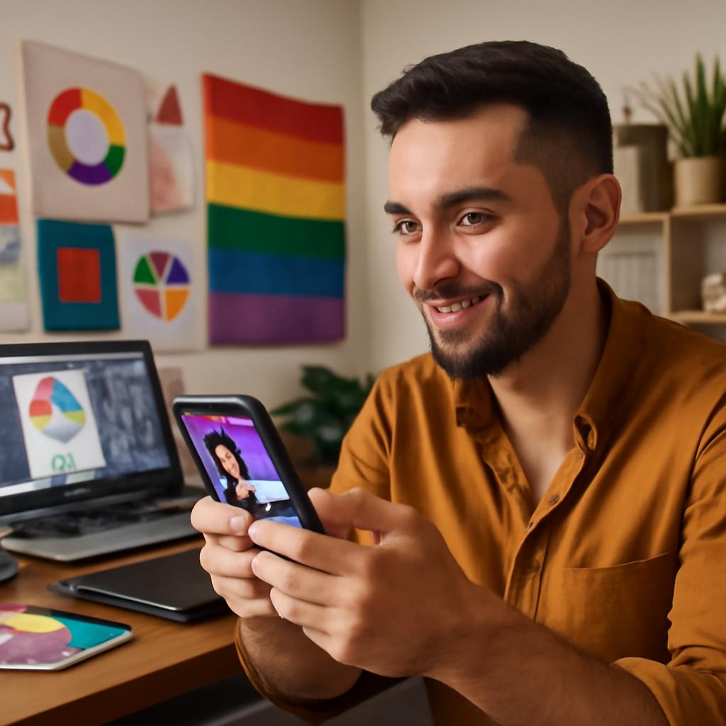 app amizade para designers gráficos