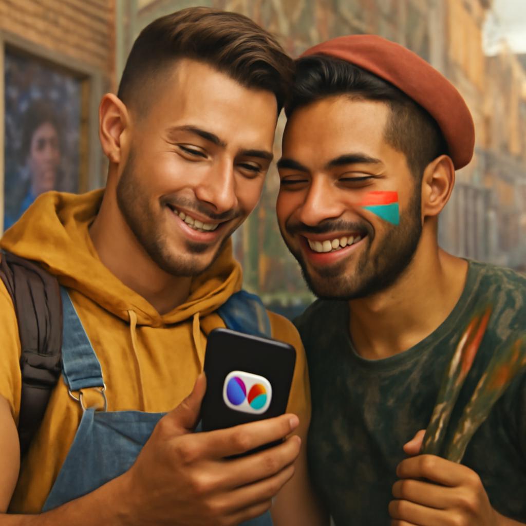 app amizade para artistas de rua