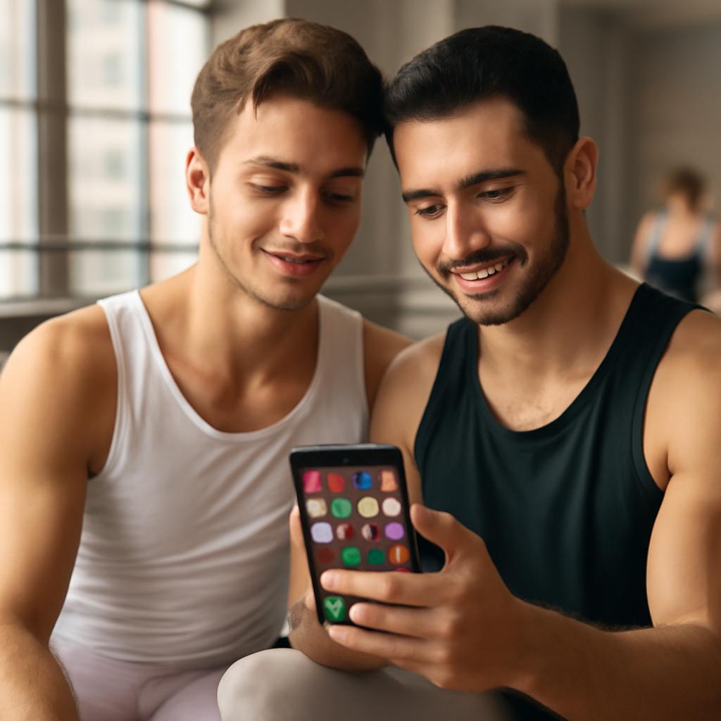 app amizade para praticantes de balé