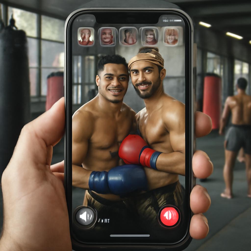 app amizade para lutadores de muay thai