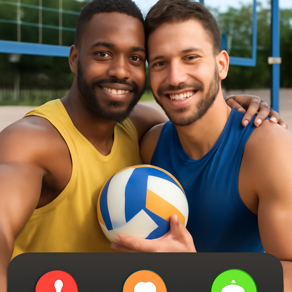 app amizade para amantes de vôlei