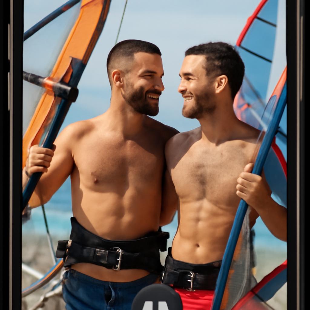 app amizade para praticantes de windsurf