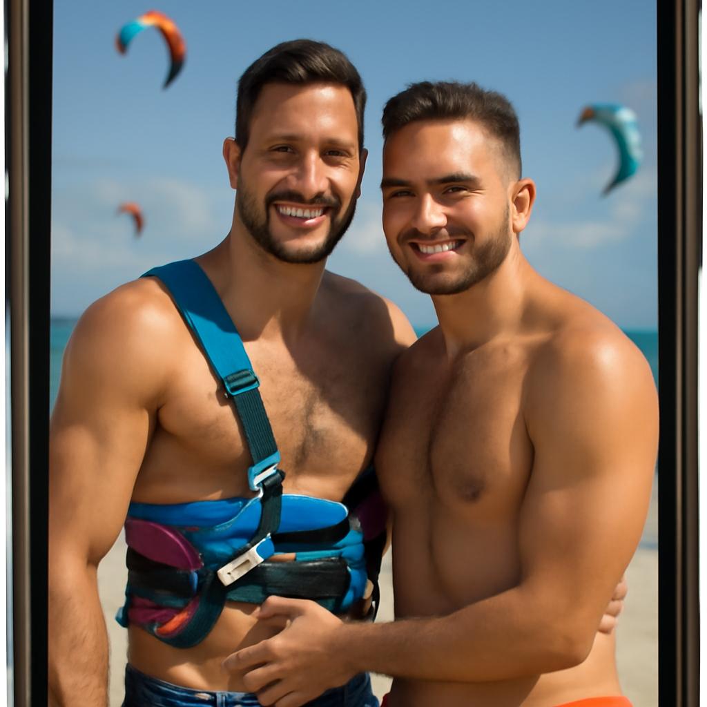 app amizade para kitesurfers