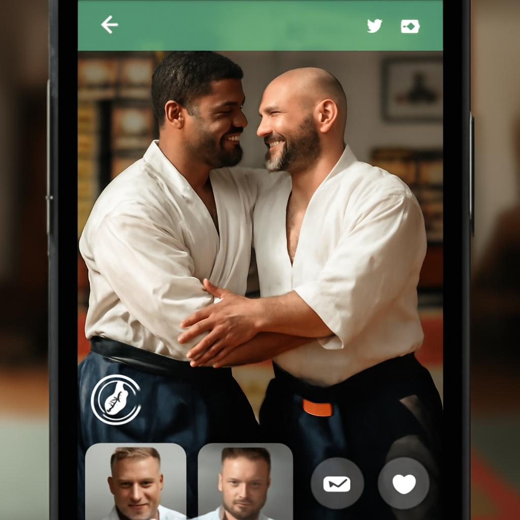 app amizade para praticantes de aikido