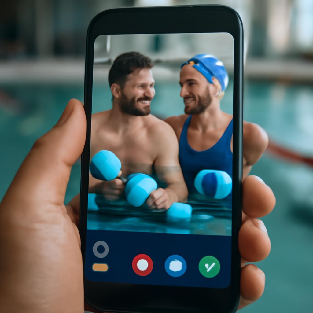 app amizade para aquarobics