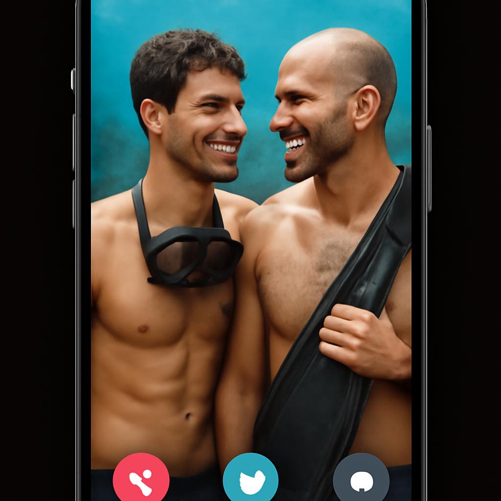 app amizade para amantes de mergulho livre