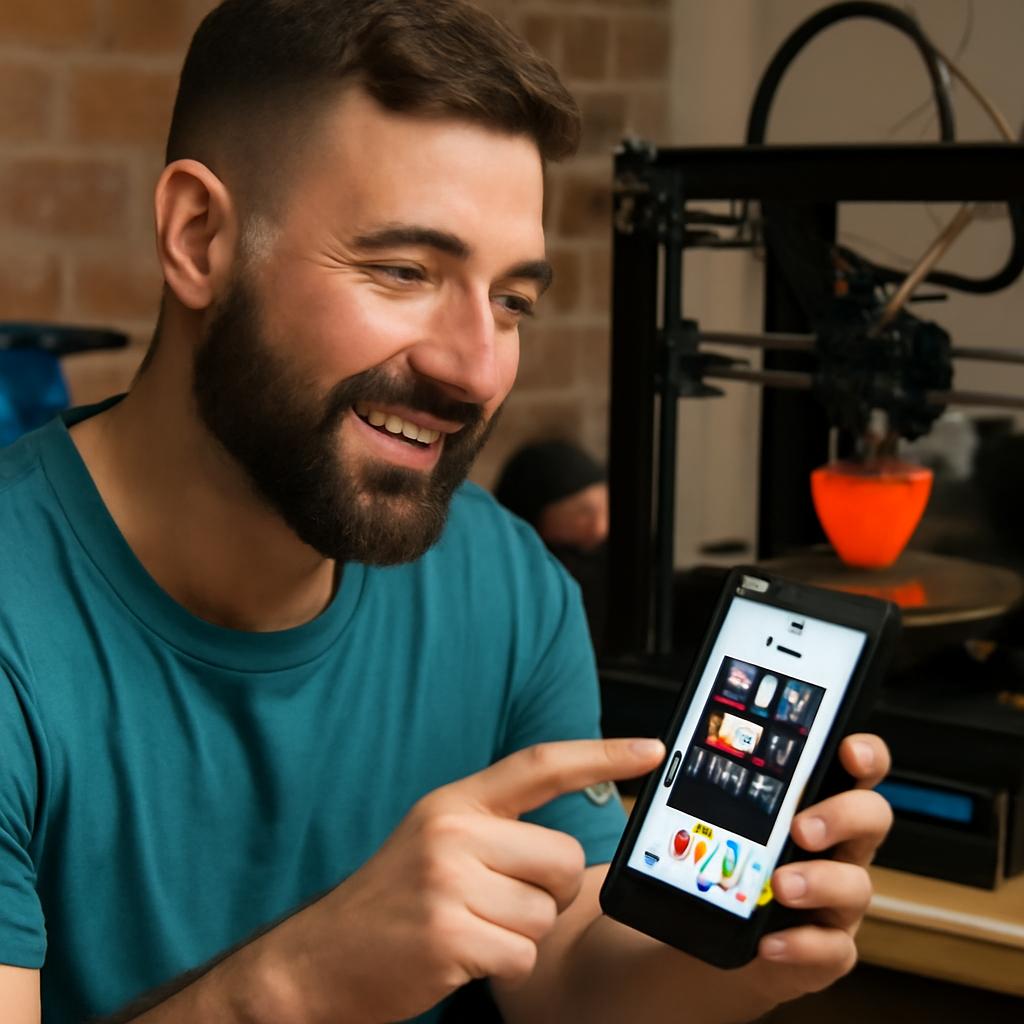 app amizade para impressoras 3D
