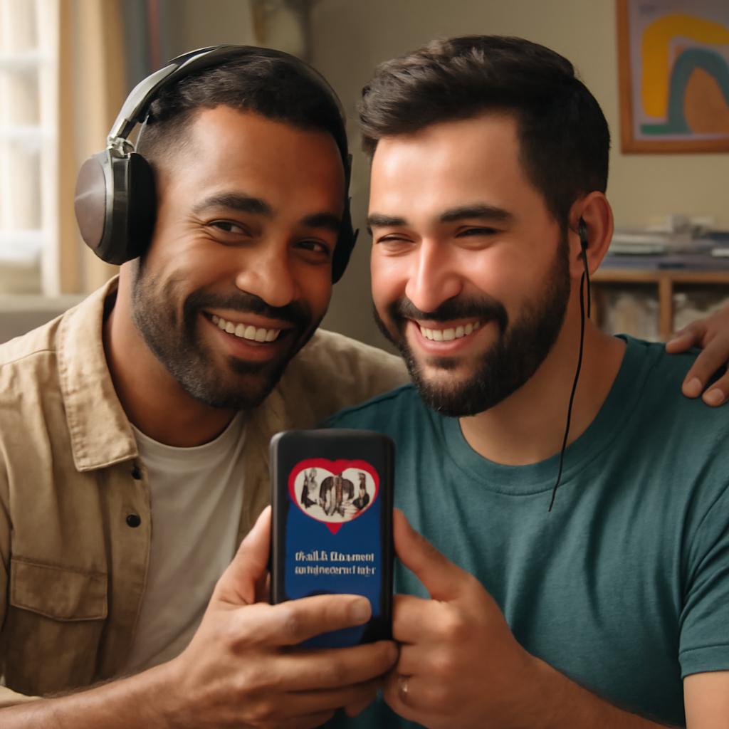 app amizade para ouvintes de podcasts