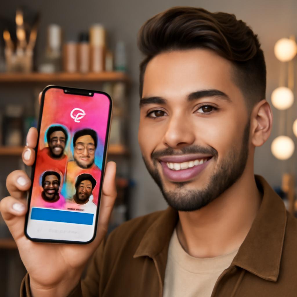 app amizade para influencers de beleza