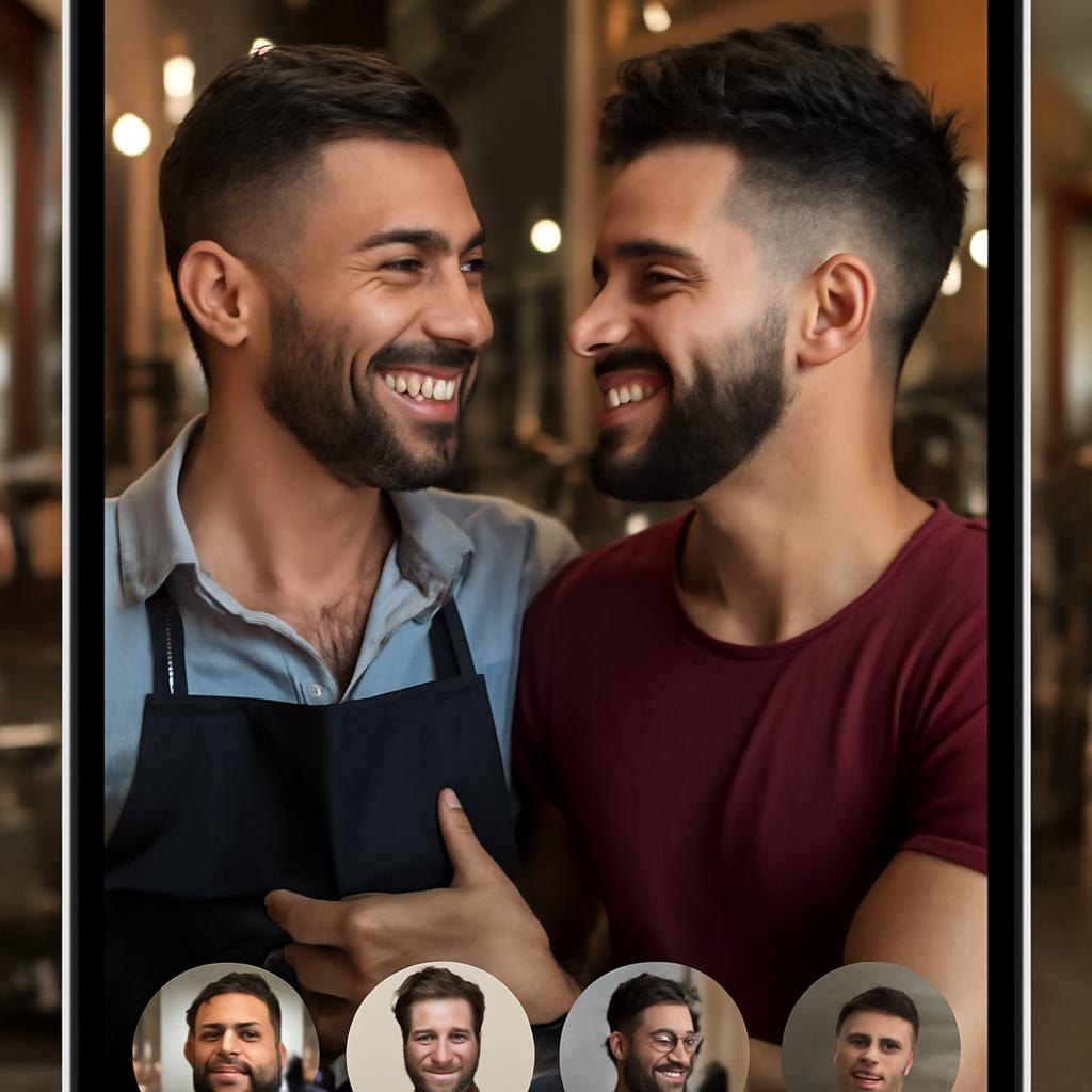 app amizade para cabeleireiros