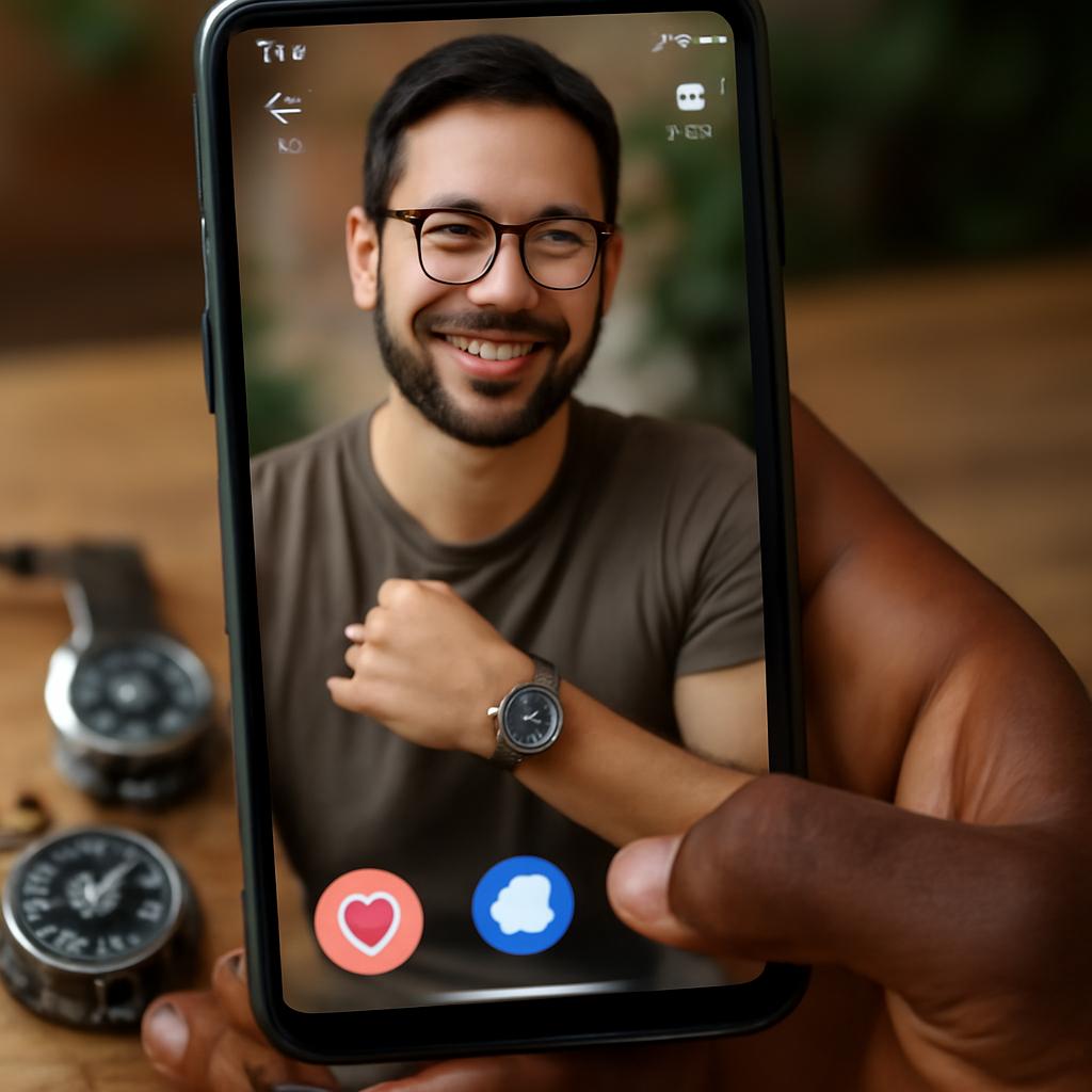 app amizade para apreciadores de relógios