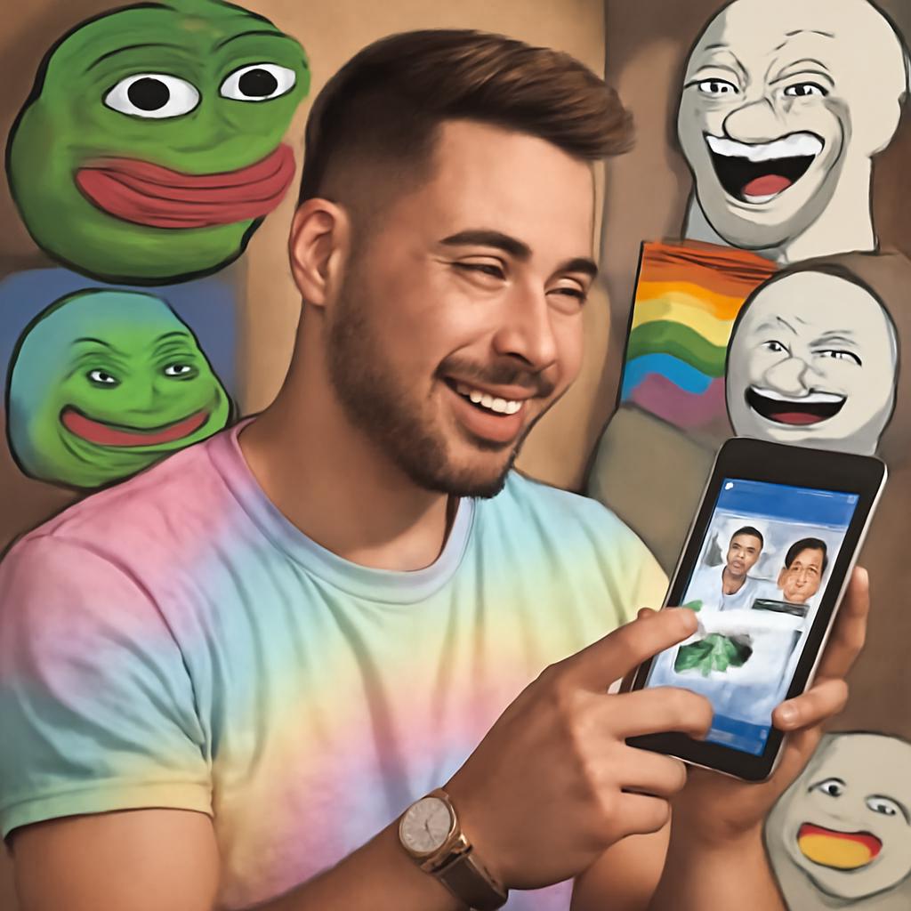 app amizade para amantes de memes
