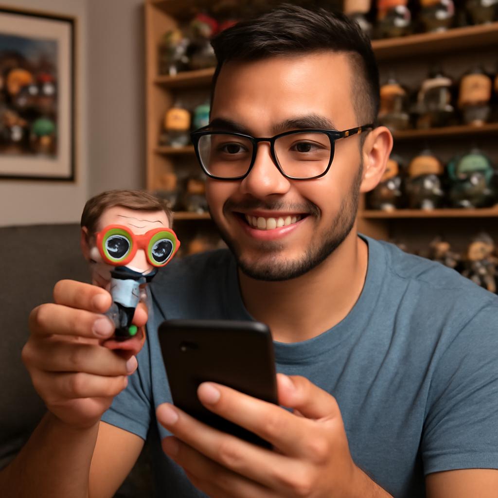 app amizade para colecionadores de bonecos pop