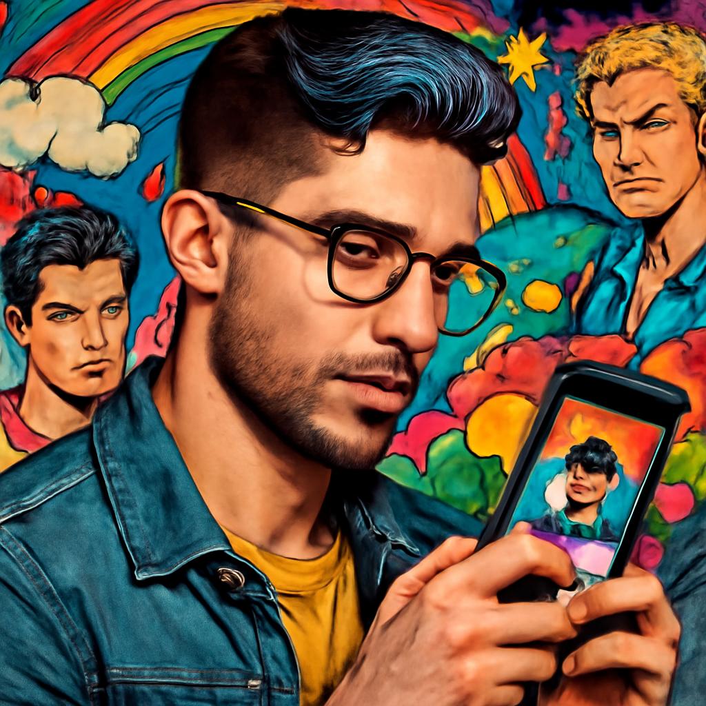 app amizade para fãs de pop art