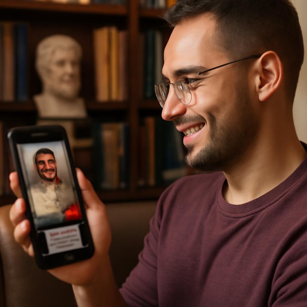 app amizade para estudiosos de línguas mortas