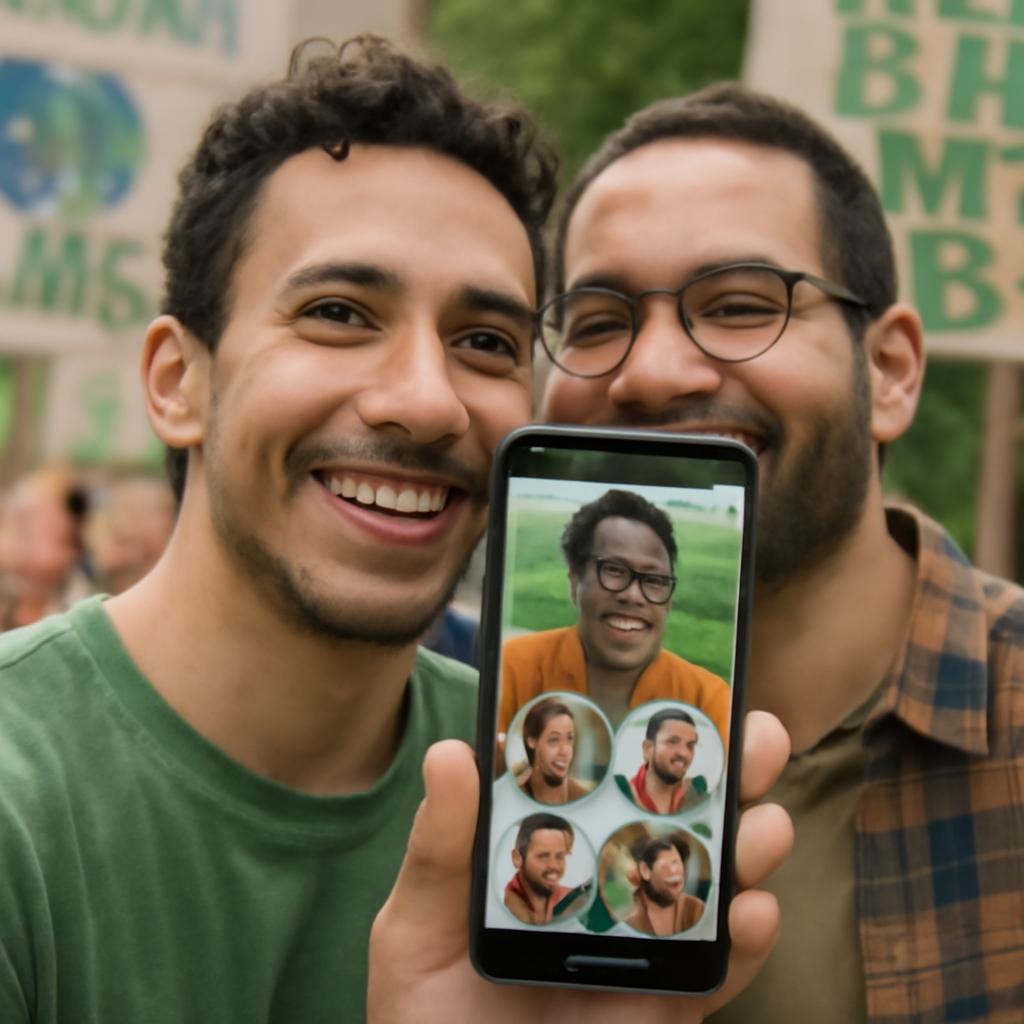 app amizade para ativistas climáticos