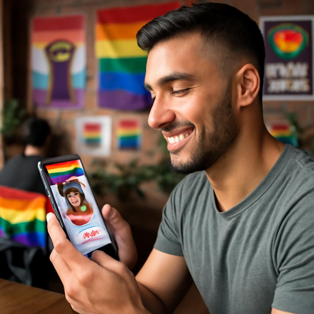 app amizade para ativistas LGBT