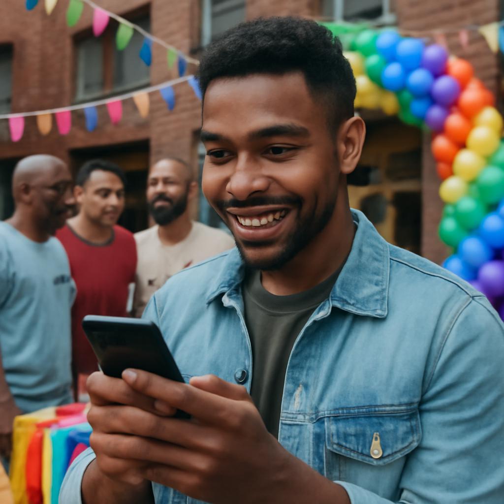 app amizade para participantes de programas comunitários