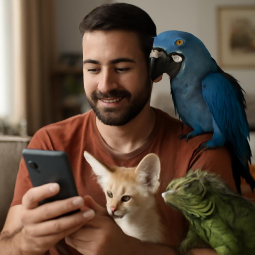 app amizade para criadores de animais raros