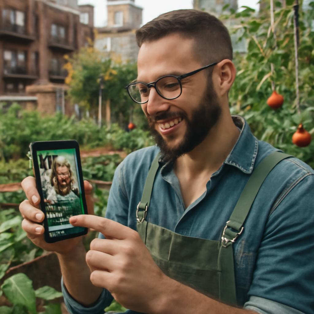 app amizade para amantes de fazendas urbanas