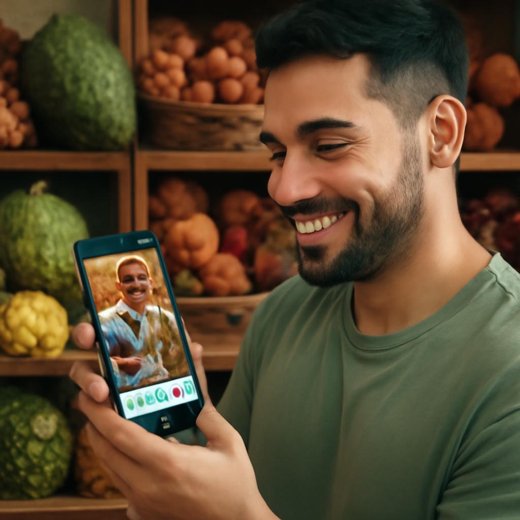app amizade para colecionadores de frutas raras