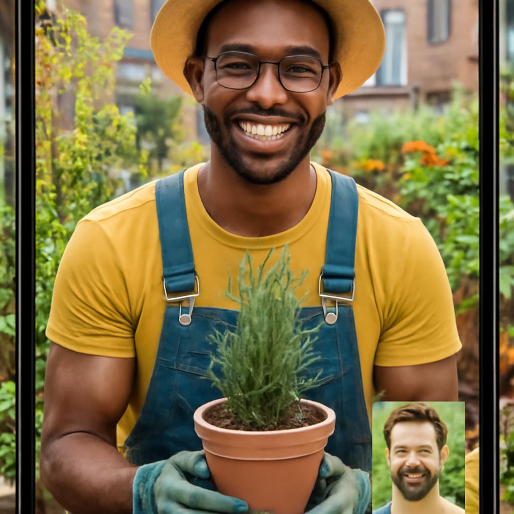 app amizade para praticantes de jardinagem urbana