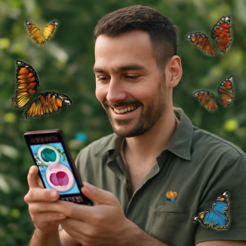 app amizade para colecionadores de borboletas
