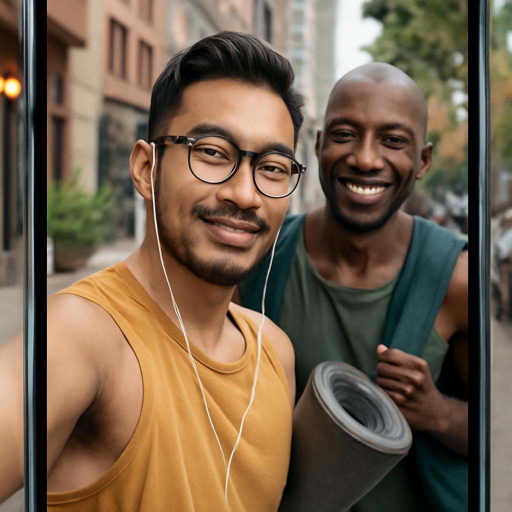 app amizade para yogis urbanos