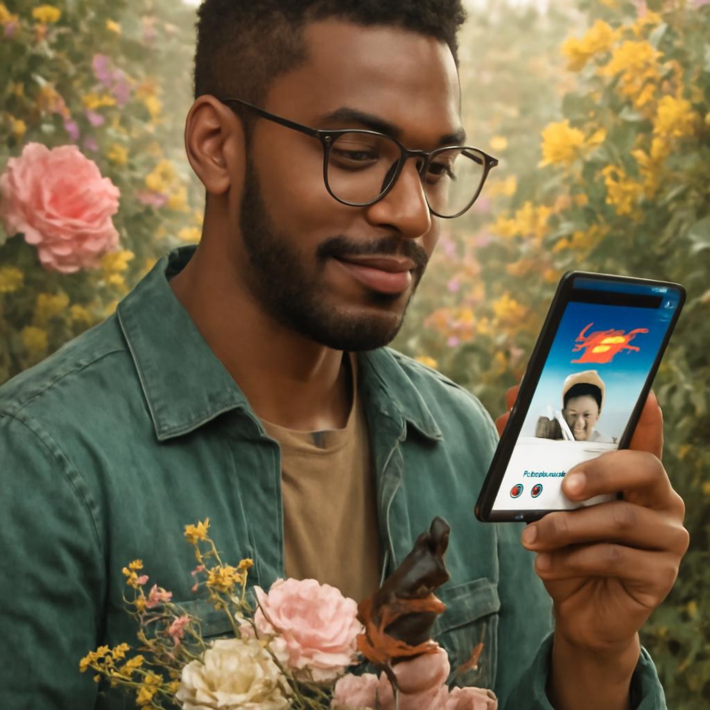 app amizade para praticantes de terapia floral
