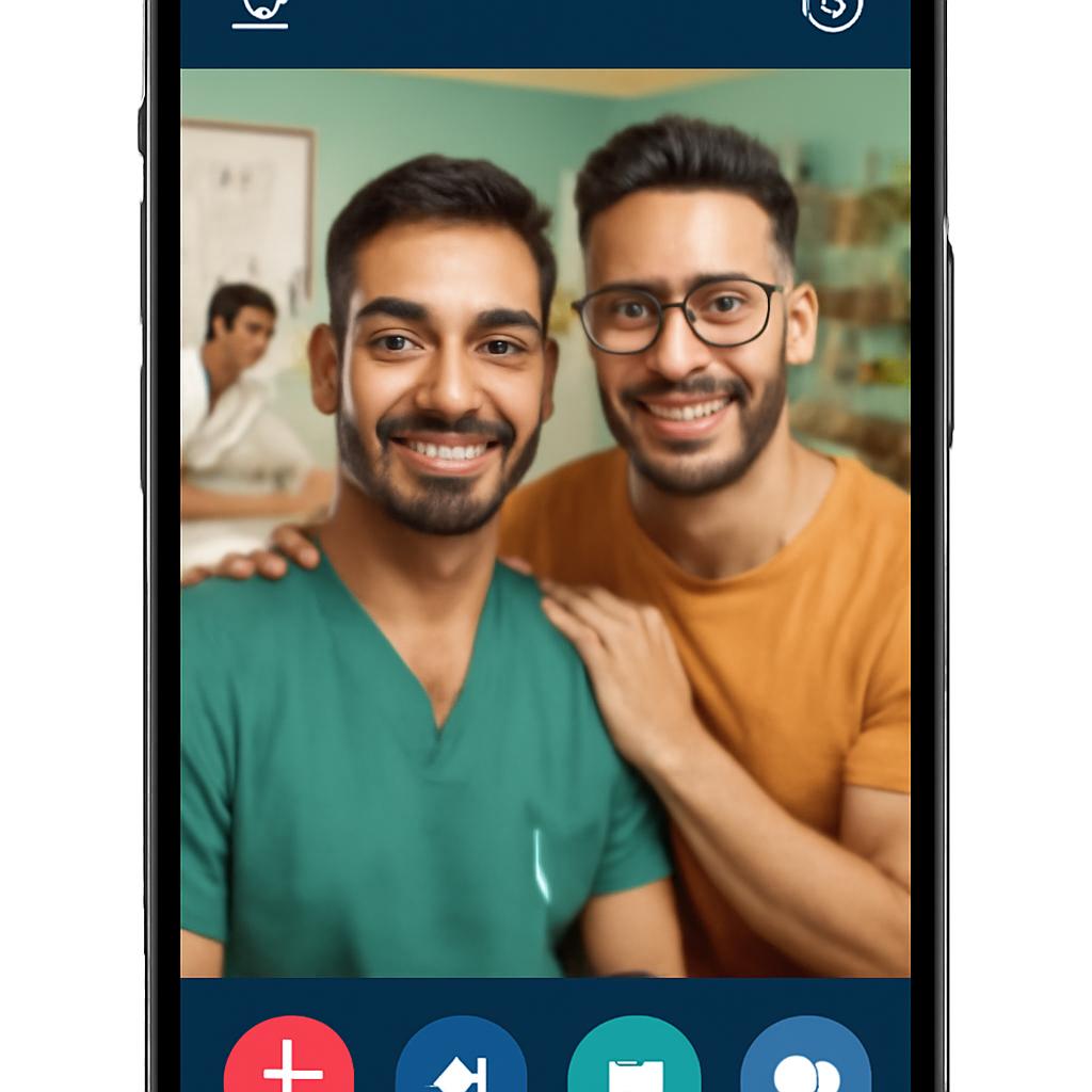 app amizade para acupunturistas