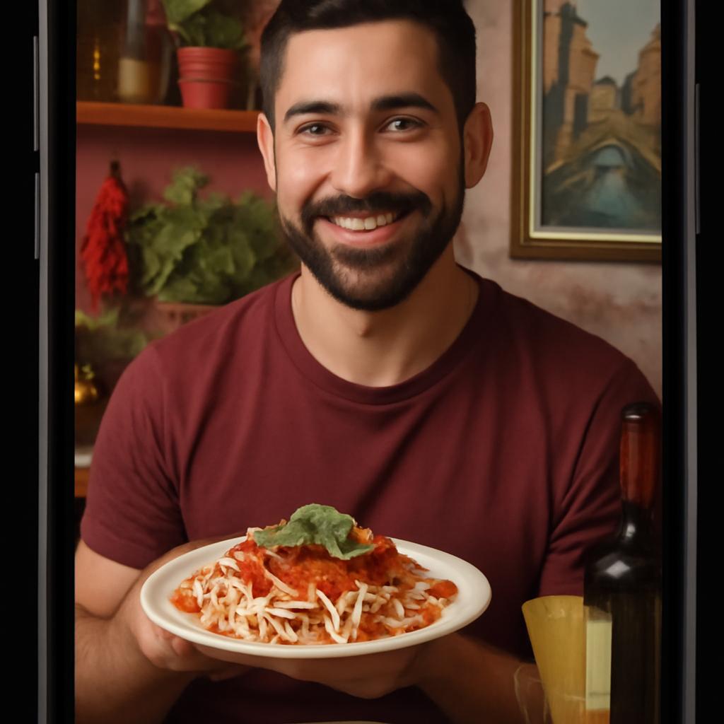 app amizade para amantes de culinária italiana