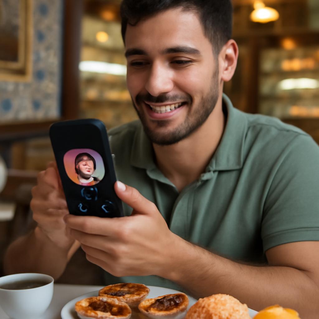 app amizade para apreciadores de doces portugueses