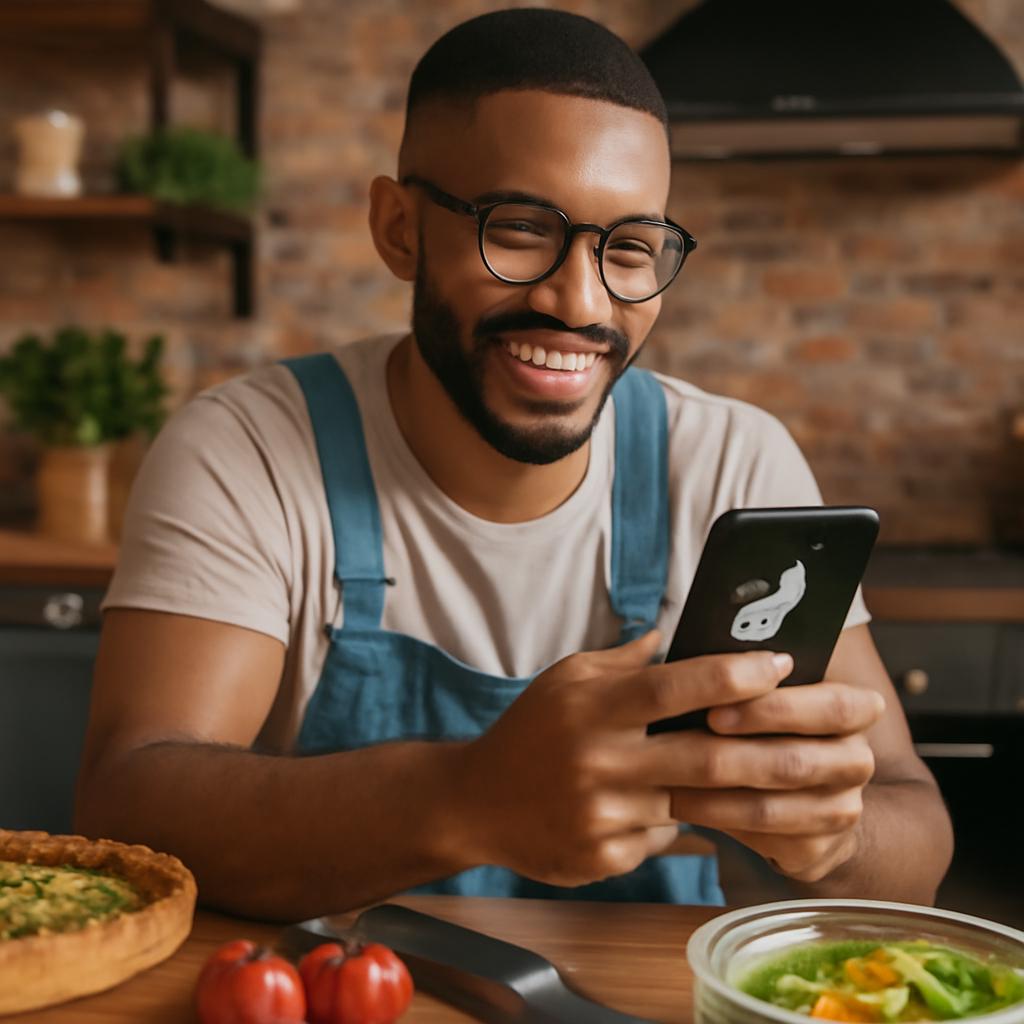 app amizade para tiktokers de receitas