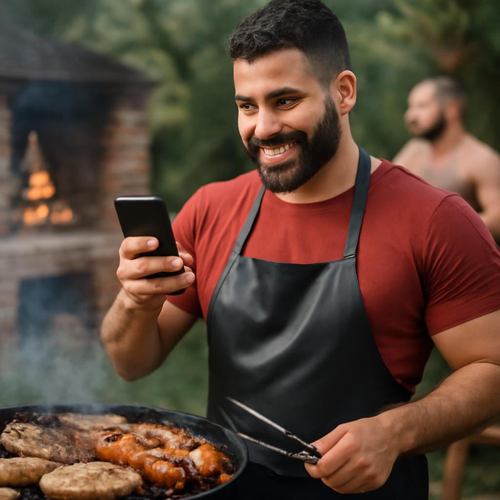 app amizade para amantes de churrasco tradicional